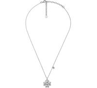 Emporio Armani Collana da donna in acciaio inossidabile o argento sterling con chiusura a moschettone, Argento metallizzato