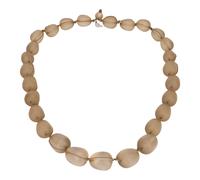 Emporio Armani - Collana con perle in resina - - Accessories - Donna - Beige - ONE SIZE