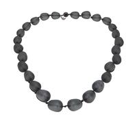 Emporio Armani - Collana con perle in resina - - Accessories - Donna - Nero - ONE SIZE