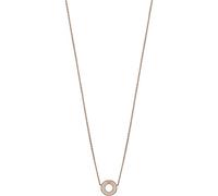 Emporio Armani Collana da donna, Collana con ciondolo in argento sterling, Oro Rosa (Rose Gold)
