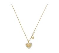 Emporio Armani Collana da donna in acciaio inossidabile o argento sterling con chiusura a moschettone, Oro lucido