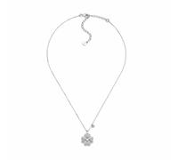 Emporio Armani Collana da donna in acciaio inossidabile o argento sterling con chiusura a moschettone, Argento metallizzato