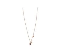 Emporio Armani Collana Da Donna Sentimental, Lunghezza: 350+70mm, Dimensione Luna: 12X9mm Collana In Ottone Oro Rosa, EGS2958221