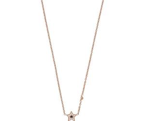 Emporio Armani Collana Da Donna Sentimental, Lunghezza Totale: 400+70mm Catena Regolabile Dimensioni Ciondolo: 10X10mm Collana In Acciaio Inox Oro Rosa, EGS2831221