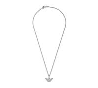 Emporio Armani Collana Da Uomo Essential, Lunghezza: 525mm, Larghezza: 24mm Collana In Acciaio Inox Argento, EGS2916040