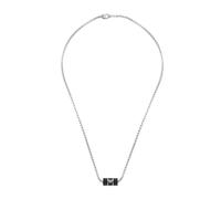 Emporio Armani Collana Da Uomo Essential, Lunghezza: 525mm, Larghezza: 18mm Collana In Acciaio Inox Argento, EGS2919040