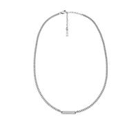 Emporio Armani Uomo Argento Tono Acciaio Inossidabile Necklace, EGS3188040, Taglia unica, Acciaio inossidabile, Nessuna pietra preziosa