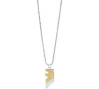 Emporio Armani Collana con pendente da uomo in acciaio bicolore, EGS3073040