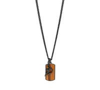 Emporio Armani Collana Uomo, Collana in acciaio inossidabile, Argento (Silver)