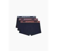 EMPORIO ARMANI Confezione da 3 Boxer da Uomo, AR.Blu/AR.Blu/AR.Blu, M