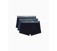 EMPORIO ARMANI Confezione da 3 Boxer da Uomo, AR. Blu/Orion/AR.Blu, XL