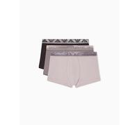 EMPORIO ARMANI Confezione da 3 Boxer da Uomo, Mole/Iron/Fawn, M