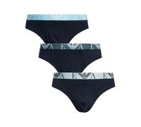 Emporio Armani Confezione da 3 Slip da Uomo, AR.Blu/AR.Blu/AR.Blu, M