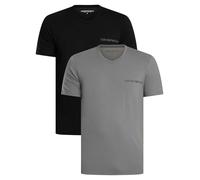 Emporio Armani Core Logoband 2-Pack T-Shirt, Nero, L Uomo