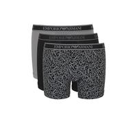 Emporio Armani Core Logoband 3-Pack Boxer Pantaloncino, Nero, XXL Uomo