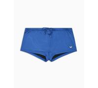 EMPORIO ARMANI Costume da Bagno Classico da Uomo con Taglio Quadrato, Blu Sodalite, Large