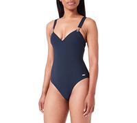 Emporio Armani Costume da Bagno da Donna a Costine, in Lycra One Piece, Blu Marino, XS