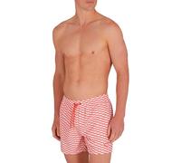 EMPORIO ARMANI Mid Boxer Costume a Pantaloncino, Bianco/Rosso Com, Small Uomo