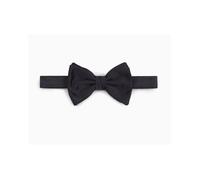 Emporio Armani - Cravatta a farfalla in seta con micro fantasia - - Accessories - Uomo - Blu - ONE SIZE