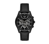 Emporio Armani Cronografo da uomo in acciaio nero, AR11583