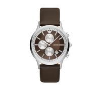 Emporio Armani - Cronografo Moda Uomo Marrone - -Accessories -Uomo -Grigio -ONE SIZE