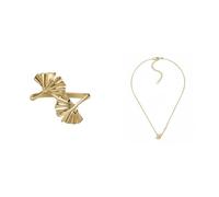 Emporio Armani Donna Bracciale e Collana in Ottone Dorato, Set