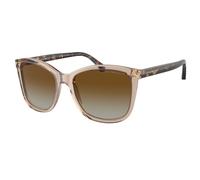 Emporio Armani Donna Emporio Armani EA4060 5850T5 Occhiali da sole Acetato Marrone Marrone Squadrata Polarizzata Sfumato