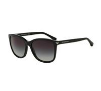 Emporio Armani EA 4060 5017/8G Women's Sunglasses - Black Frame, Grey Gradient Lenses, 56mm