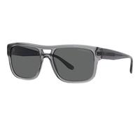Emporio Armani EA 4197 5029/87 Men's Sunglasses - Transparent Gray Frame, Dark Gray Lenses