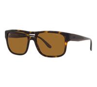 Emporio Armani EA 4197 5879/83 Men's Sunglasses - Havana Frame, Brown Polarized Lenses