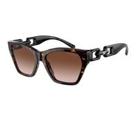 Emporio Armani EA 4203U 502613 Women's Sunglasses - Havana Frame, Brown Gradient Lenses, 55m