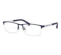 Emporio Armani EA1041 3131 53 Men's Eyeglasses - Matte Blue Frame, Clear Lenses