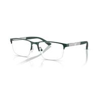 Emporio Armani EA1164 3017 56 Men's Eyeglasses - Matte Green Frame, Clear Lenses