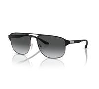 Emporio Armani EA2144 3365/11 Men's Sunglasses - Matte Gunmetal Frame, Polarized Grey Gradient Lenses, 60mm