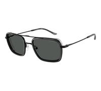 Emporio Armani Uomo Emporio Armani EA2162 300187 Occhiali da sole Metallo Nero Grigio Squadrata Normale