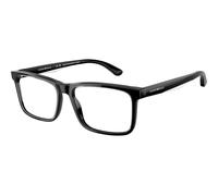 Emporio Armani Uomo Emporio Armani EA3227 6051 Montature da vista Acetato Nero Pillow Normale