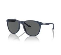 Emporio Armani EA4210 5763/87 Men's Sunglasses - Matte Blue Frame, Gray Lenses, 56mm