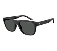 Emporio Armani Uomo Emporio Armani EA4243 5001T3 Occhiali da sole Iniettato Nero Grigio Squadrata Normale