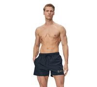 EMPORIO ARMANI EA7 7M002000 AF13019 COSTUME BOXER UOMO BLACK GOLD NERO ORO