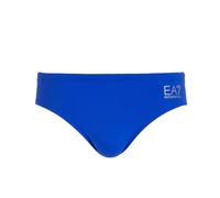 Emporio Armani EA7 Costume da Bagno a Slip da Uomo, 7M000500 (IT, Testo, S, Regular, Regular, Azzurro)