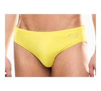 Emporio Armani EA7 Costume da Bagno a Slip da Uomo, 7M000500 (IT, Testo, S, Regular, Regular, Cyber Yellow/Silver)