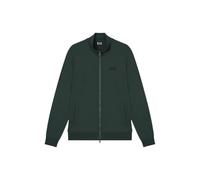 Emporio Armani EA7 Felpa da Uomo con Zip Core Identity in Cotone garzato,8NPM31 (IT, Testo, XL, Regular, Regular, Verde Cilantro)