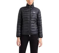 Emporio Armani EA7 Giacca Piumino da Donna Core Lady in Nylon Riciclato (IT, Testo, XL, Regular, Regular, Nero)