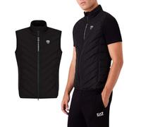 Emporio Armani EA7 Gilet da Uomo Packable Premium Shield - 8NPQ02 (3XL, Nero)