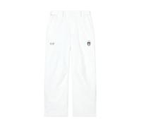 Emporio Armani EA7 Italia Team Olimpiadi 2026 Pantaloni da Sci in Tessuto Tecnico PROTECTUM7 con Imbottitura STRATUM7 (IT, Testo, M, Regular, Regular, Bianco)