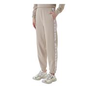 Emporio Armani EA7 - Pantalone in jersey logato - - Trousers - Donna - Beige - M