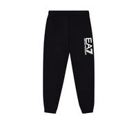 Emporio Armani EA7 Pantaloni Jogger Visibility in Misto Cotone, 7M000911 (IT, Testo, M, Regular, Regular, Nero)