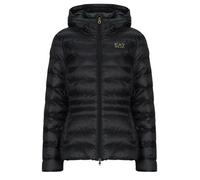 Emporio Armani EA7 Piumino TRAIN CORE LADY W ECO DOWN JACKET HO MEDIUM PADDED - TRAIN CORE in Nero EU XS