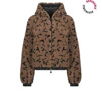 Emporio Armani EA7 Piumino TRAIN GRAPHIC SERIES W REVERSIBLE JACKET MEDIUM PADDED - in Marrone EU L