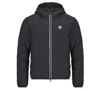 Emporio Armani EA7 Piumino TRAIN PREMIUM SHIELD THERMORE HOODED JACKET in Nero EU M